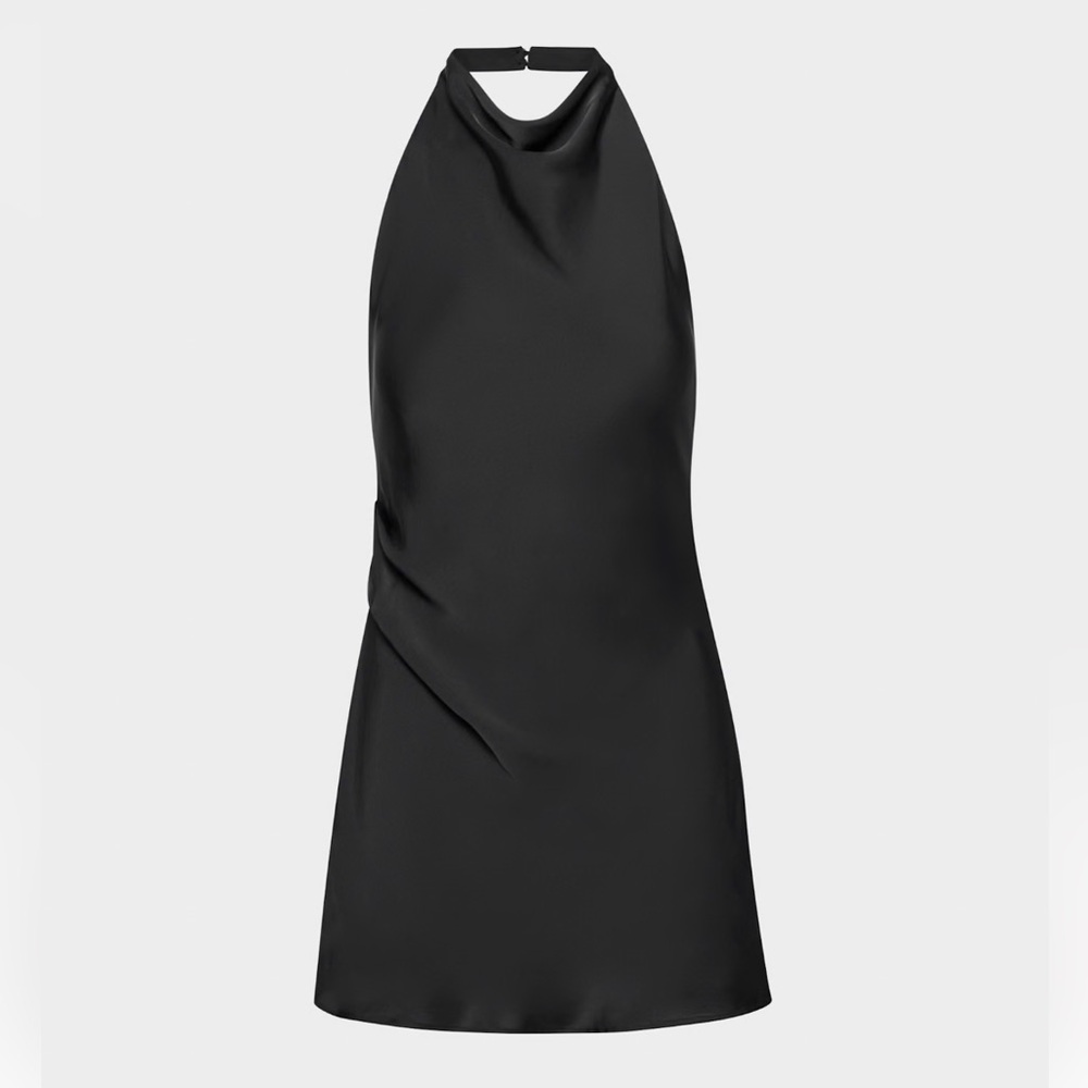 Aritzia Babaton Black Halter Dress - Picture 7 of 9